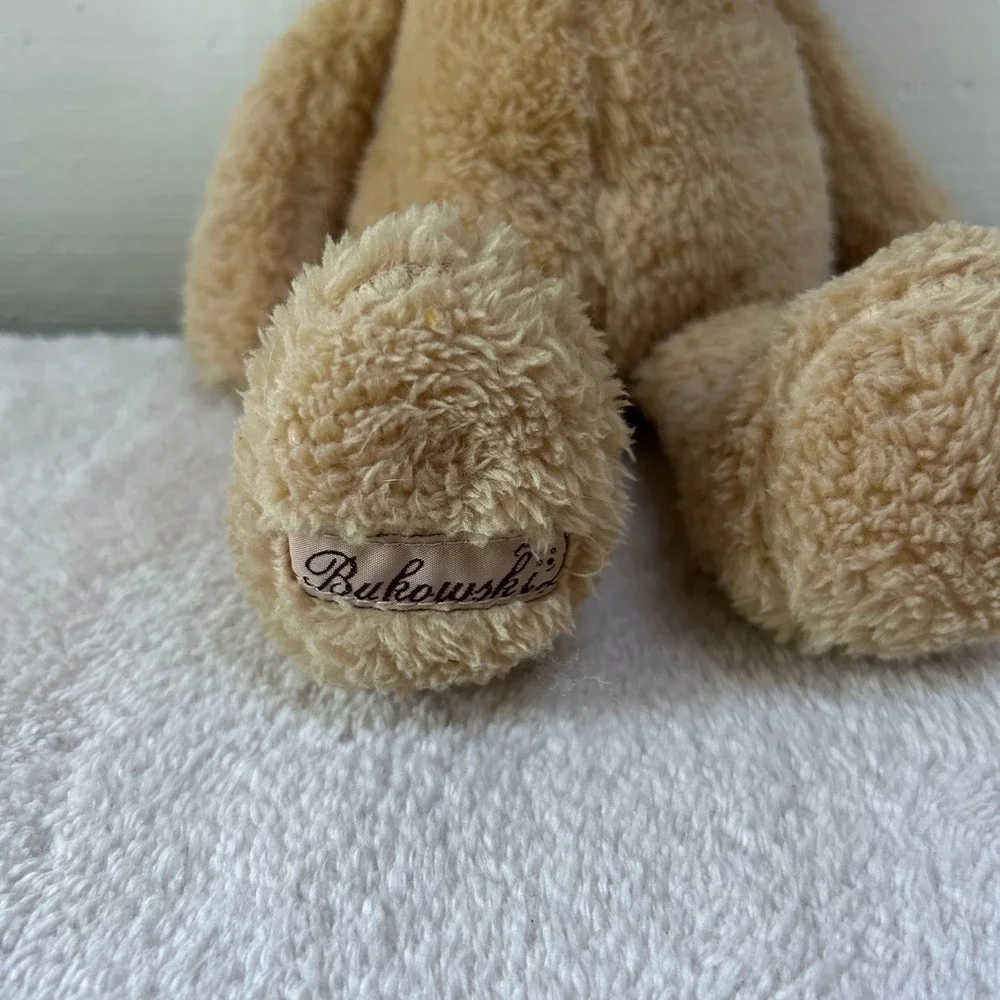 Bukowski Design Sweden Ignatio Teddy Bear Tan Plush Stuffed Animal Toy 11